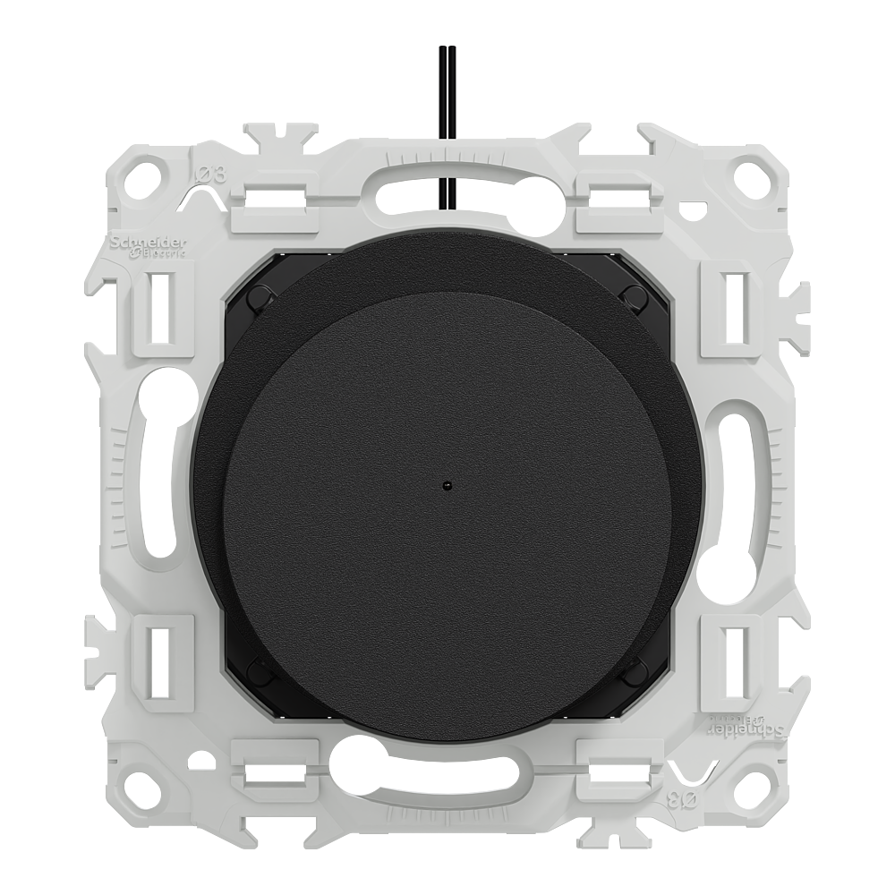 Odace interrupteur à carte 10A LED noir